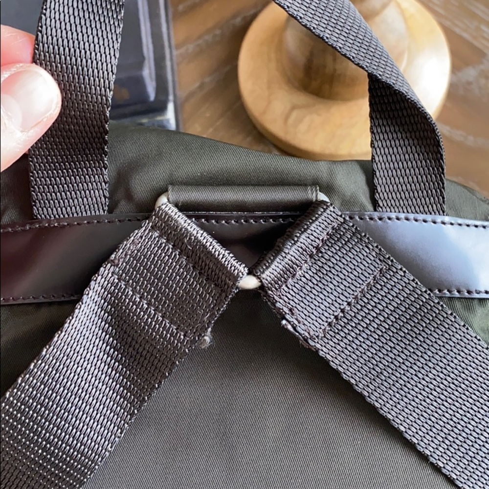 Prada Back Pack  Olive Nylon 839637 - Picture 15 of 16